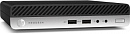 ПК HP ProDesk 400 G5 DM i5 9500T (2.2) 8Gb SSD256Gb UHDG 630 Free DOS GbitEth 65W клавиатура мышь черный