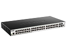 Коммутатор D-Link PROJ Настраиваемый L2+ стекируемый коммутатор, 48x1000Base-T, 4x10GBase-X SFP+, CLI, консольный порт RJ-45