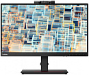 Монитор Lenovo 21.5" ThinkVision T22v-20 черный IPS 4ms 16:9 HDMI M/M Cam матовая HAS Pivot 250cd 178гр/178гр 1920x1080 D-Sub DisplayPort FHD USB 5.49