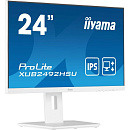 LCD Iiyama 23.8'' XUB2492HSU-W5 белый {IPS 1920х1080 250cd 178/178 1000:1 4ms D-Sub HDMI Displayport USB-Hub Speakers}