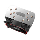 PCCooler GI-H58U CORONA R LGA2066/2011/1366/115X/775/AM4/3/3+/AM2/2+/FM1/2/2+ (TDP 240W, 120mm PWM SilentPro Red LED FAN, 5 тепловых трубок 8мм, 1000-