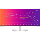 Dell 38'' U3821DW Curved S/BK (IPS; 21:9; 300 cd/m2; 1000:1; 3840x1600; 5ms; 178/178; 1,07 bln col; DP1.4, 2xHDMI2.0, 2xUSB-C, 4xUSB 3.2(Gen), 1x