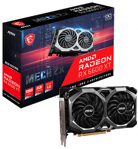 Видеокарта Radeon RX 6600 XT MECH 2X 8G