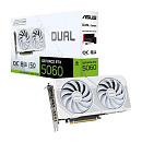 Видеокарта ASUS RTX5060 DUAL OC WHITE 8GB GDDR7 128bit 3xDP HDMI 2FAN RTL (DUAL-RTX5060-O8G-WHITE)