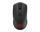 мышь беспроводная Mouse MSI VERSA 300, Wireless, 60g, DPI 8000, Symmetrical design, black