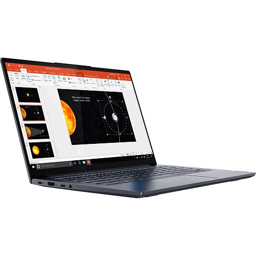 Ноутбук/ Lenovo Yoga Slim 7 Pro 14ITL5 14"(2240x1400 IPS)/Intel Core i5 1135G7(2.4Ghz)/16384Mb/512SSDGb/noDVD/Ext:nVidia GeForce MX450(2048Mb)/Cam/BT