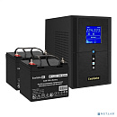 Exegate EX296791RUS Комплект ИБП EX295987RUS + батарея 33Ач EX282974RUS 2шт (инвертор, синус, для котла) SineTower SZ-1000.LCD.AVR.2SH.1C13.USB <1000V