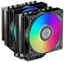 Кулер для процессора PCCooler RT620 ARGB BK, 2x120mm ARGB FAN, 6 HEAT PIPES, 4-PIN PWM, 500-2200 RPM, 34.9 DBA, HYDRO BEARING, LGA 1851/1700/1200/115X