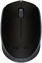 Мышь Logitech M171 черный оптическая (1000dpi) беспроводная USB для ноутбука (2but)