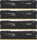 Модуль памяти KINGSTON Fury Gaming DDR4 Общий объём памяти 128Гб Module capacity 16Гб Количество 4 2400 МГц Множитель частоты шины 15 1.2 В черный HX4