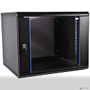 ЦМО Шкаф телекоммуникационный настенный разборный ЭКОНОМ 15U (600 x 650) дверь металл, цвет черный (ШРН-Э-15.650.1-9005)