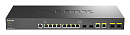 коммутатор D-Link PROJ Настраиваемый L2+ коммутатор, 8x10GBase-T, 2x10GBase-X SFP+, 2xCombo 10GBase-T/SFP+, CLI, консольный порт RJ-45