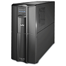 Источник бесперебойного питания APC Smart-UPS 3000VA/2700W, Line-Interactive, LCD, Out: 220-240V 8xC13 (4-Switched) 1xC19, SmartSlot, EPO, Black, 1 ye