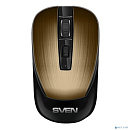Беспроводная мышь Sven RX-380W античная бронза (2,4 GHz, 3+1кл. 800-1600DPI, блист.)