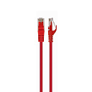 Патч-корд UTP Cablexpert PP6U-0.5M/R кат.6, 0.5м, литой, многожильный (красный)