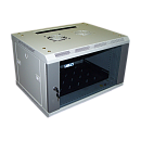 Шкаф настенный 2, 15U 600x450, стеклянная дверь