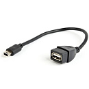 Exegate EX294759RUS Кабель OTG USB 2.0 ExeGate EX-OTG-USB2-AFminiBM5P-0.15 (AF/miniBm 5P, 0,15м)