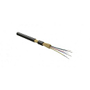 Hyperline FO-MB-IN/OUT-503-24-LSZH-BK Кабель волоконно-оптический 50/125 (OM3) многомодовый, 24 волокна, безгелевые микротрубки 1.06 мм (micro bundle)