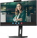 Монитор AOC 27" Pro Q27P3CW черный IPS LED 4ms 16:9 HDMI M/M Cam матовая HAS Piv 1000:1 350cd 178гр/178гр 2560x1440 75Hz DP QHD USB 6.91кг