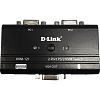 Коммутатор D-LINK Коммутатор/ KVM-121 2-port KVM Switch, VGA+PS/2 ports