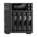 ASUSTOR AS6404T 4-Bay NAS/Media player/Intel Celeron J3455 1.5GHz, up to 2.3 GHz(Quad-Core), 8GB SO-DIMM DDR3L, noHDD(HDD,SSD),/2x1GbE(LAN)/3xUSB3.0,H