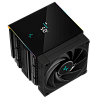 Кулер для процессора DEEPCOOL AK620 DIGITAL LGA20XX/1700/1200/115X/AM5/AM4 (8шт/кор, TDP 260W, PWM, DUAL Fan 120mm, 6 тепл. трубок, черный) RET