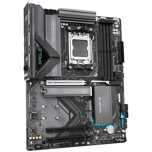 Материнская плата GIGABYTE X870 EAGLE WIFI7, AM5, X870, 4*DDR5, 4*SATA, 3*M.2, 4*USB 3.2, 4*USB 2.0, 2*Type-C, 3*PCIx16, HDMI, ATX