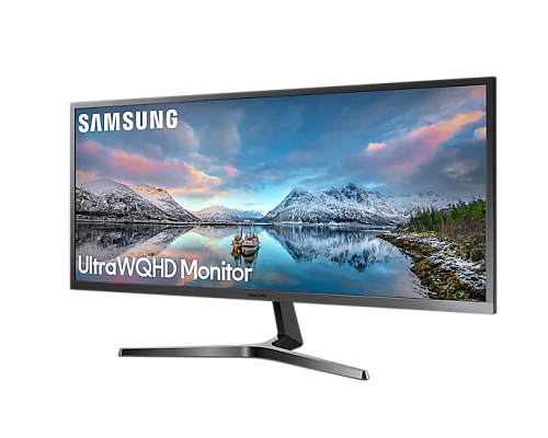 Samsung 34" S34J550WQR VA LED 21:9 3440x1440 4ms 300cd 3000:1 178/178 2*HDMI DP 75Hz FreeSync UK Plug optional Dark Blue Gray