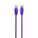 Кабель Cablexpert Патч-корд UTP PP12-0.5M/V кат.5e, 0.5м, литой, многожильный (фиолетовый)