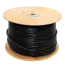 5bites Кабель Express US5525-305BPE витая пара UTP/SOLID/5E/24AWG/COPPER/PVC+PE/BLACK/OUTDOOR/DRUM/305M