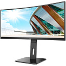 LCD AOC 34" CU34P2A {VA Curved 1500R 3440x1440@100Hz 21:9 1ms 2xHDMI DisplayPort 4xUSB3.0 3000:1 178/178 300cd Speakers HAS Tilt Swivel Black-Red}