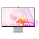 LCD Samsung 27" S27C902PAI ViewFinity S9 серебристый {IPS 5120x2880 75Hz 5ms 178/178 600cd 10bit(8bit+FRC) 3xUSB-C3.0 DisplayPort(mini) Thunderbolt4.0