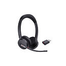 WH64 Hybrid Dual UC, Беспроводная, HD звук, 160м DECT, Шумоподав, USB-адаптер