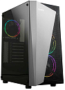 Корпус ZALMAN S4 Plus, ATX, BLACK, WINDOW, 2x3.5", 1x2.5", 2xUSB2.0, 1xUSB3.0, FRONT 2x120mm RGB, REAR 1x120mm RGB (незначительное повреждение коробки