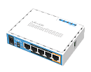 Точка доступа wi-fi MikroTik hAP ac lite with 650MHz CPU, 64MB RAM, 5xLAN, built-in 2.4Ghz 802.11b/g/n two chain wireless with integrated antennas, bu
