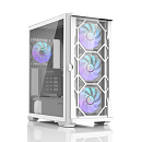 корпус ZALMAN Z10 DUO White, ATX, WHITE, WINDOW, 2x3.5", 2x2.5", 2xUSB3.0, 1xUSB 3.1 Type-C, FRONT 3x120mm Infinity Mirror ARGB, REAR 1x120mm Infinity