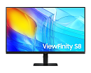 Монитор Samsung 32" ViewFinity S8 S80D S32D800EAI (VA 21:9 3840x2160x60Hz 5ms 350cd 3000:1 178/178 1,07 bill; DP; HDMI; USB3.0x3 RJ45 HAS Tilt Swiv VE