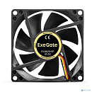 Exegate EX297046RUS Вентилятор 12В DC ExeGate EX08025H3P (80x80x25 мм, Hydraulic bearing (гидродинамический), 3pin, 2000RPM, 19dBA)