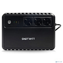 SMARTWATT UPS SAFE 400 {линейно-интерактивный, 400/240 ВА/Вт, напольный, LED индикация, Shuko socket CEE7/4 - 3 шт}