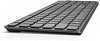 Клавиатура + мышь Lenovo Combo клав:черный мышь:черный USB беспроводная slim (4X30T25796)