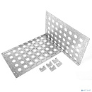 Elbox Комплект боковых монтажных панелей 19" (В400 x Г210) с уголками для крепления оборудования EU-400.210