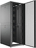 шкаф коммутационный c3 solutions (c3.rf4207) напольный 42u 800x1050мм пер.дв.перфор. 2 бок.пан. задн.дв.перфор. 1500кг черный 162кг 1982мм сталь укомп