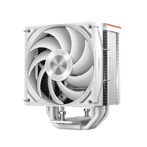 Кулер для процессора/ PCCooler RZ500 WH (250W, 4-pin PWM, 155mm, Al/Cu, 5x6mm, 1x120mm, 86.73CFM, 32dBA, 2200RPM, S: 1851/1700/1200/115X, AM5/AM4,
