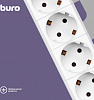 Сетевой фильтр Buro BU-SP1.8_USB_2A-W 1.8м (6 розеток) белый (коробка)