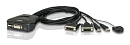 KVM переключатель 2 PORT USB DVI KVM SWITCH.