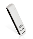 TP-Link TL-WN821N, N300 Wi-Fi USB адаптер, до 300 Мбит/с на 2,4 ГГц, USB 2.0, кнопка WPS