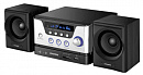 Микросистема Hyundai H-MS160 черный/серебристый 12Вт/CD/CDRW/DVD/DVDRW/FM/USB/SD/MMC/MS