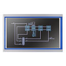 Промышленный монитор Nodka PANEL5000-A2152-TU с резистивным сенсорным экраном. Дисплей 21,5", пылевлагозащита передней панели IP65, металлический корп