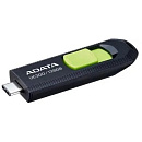 A-DATA Flash Drive 128GB (Type-C) A-Data UC300 USB3.2, черный и зеленый [acho-uc300-128g-rbk/gn]