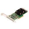 HBA-адаптер Broadcom 9500-16i SGL (05-50134-00 / 03-50134-00002) PCIe v4 x8 LP, Tri-Mode SAS/SATA/NVMe 12G HBA, 16port(2*int SFF8654), 3816 IOC, RTL
